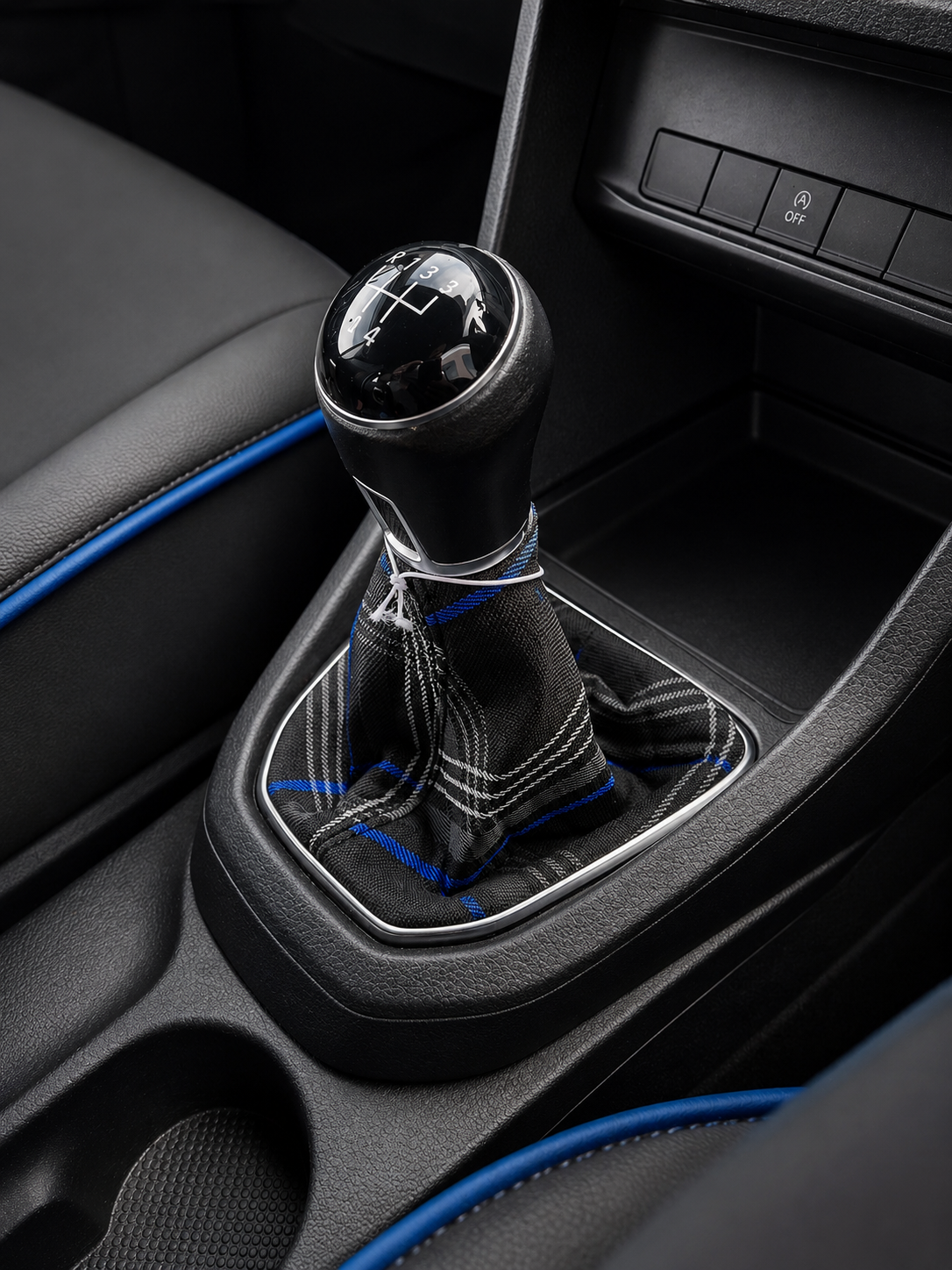 VW Caddy Gear Stick Gaiter Taten Blue