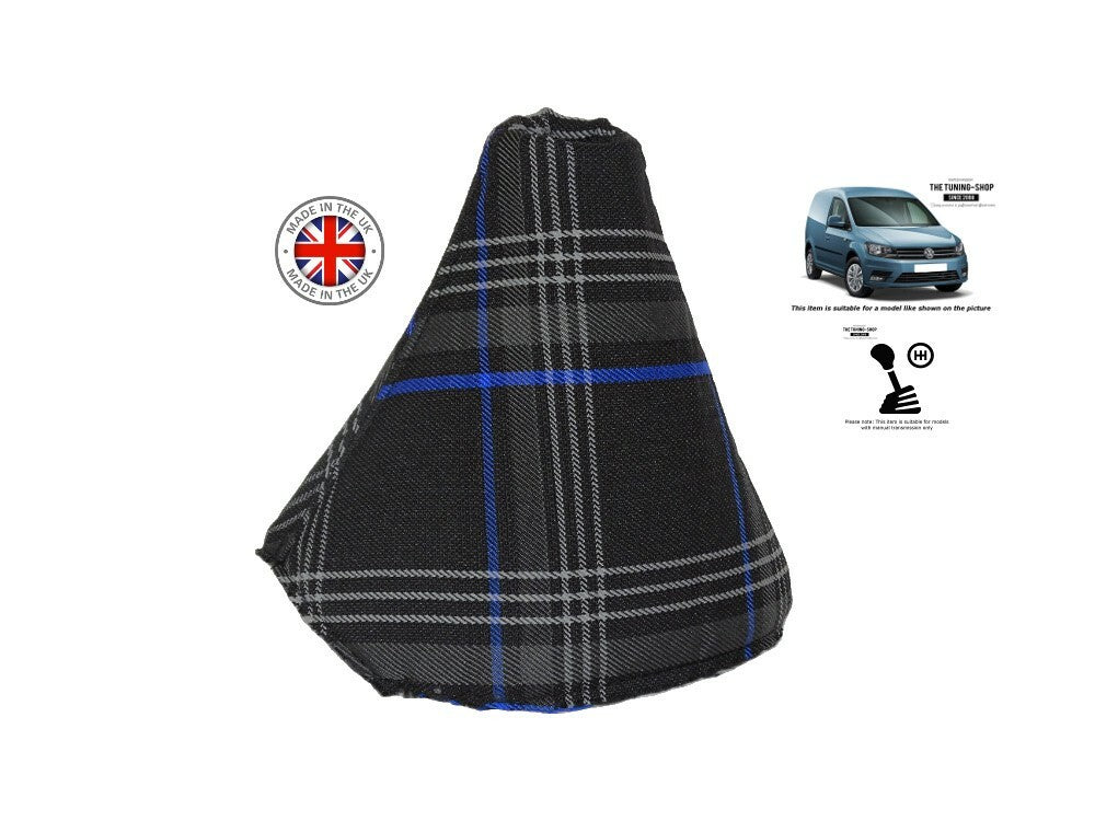 VW Caddy Schalthebelmanschette Taten Blau