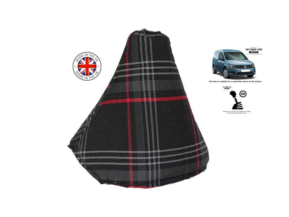 VW Caddy Gear Stick Gaiter Tarten Red